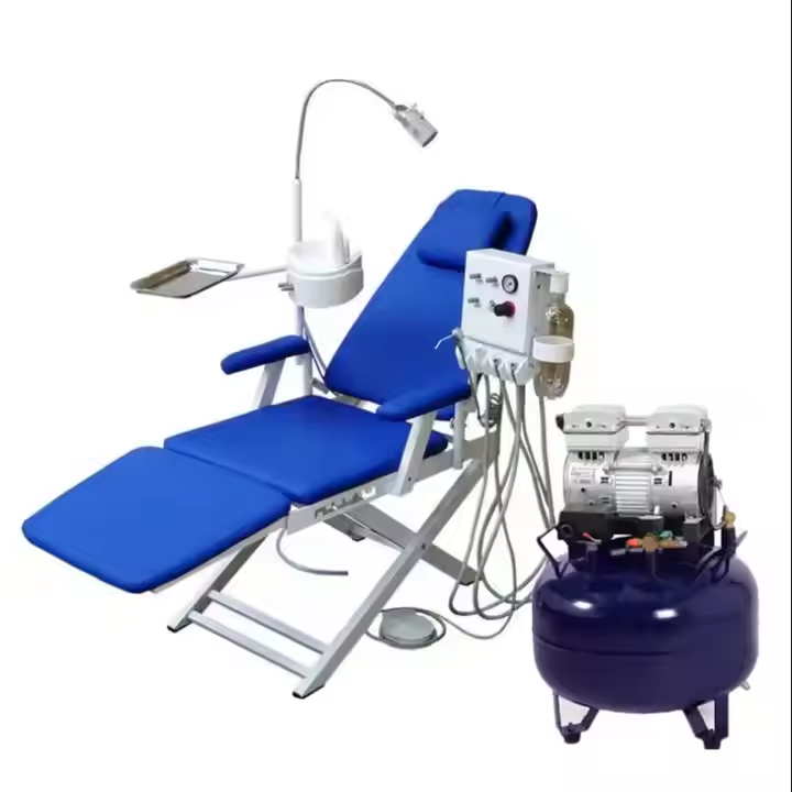 330-Portable Lightweight Dental Chair with Metal Construction Electric Power Source Without Spitton Unit.jpg